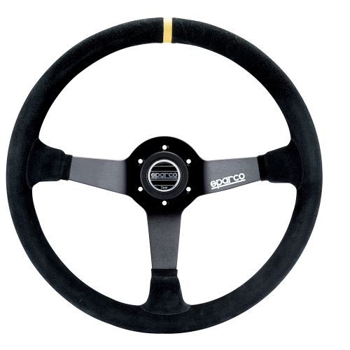 Sparco Black 380mm P 368 Competition Suede Steering Wheel: K Series Parts