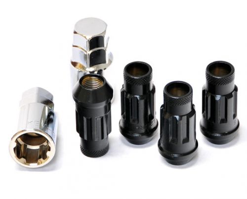 Muteki Super Tuner Closed Lug Nuts – M12 x 1.5 - Black Chrome