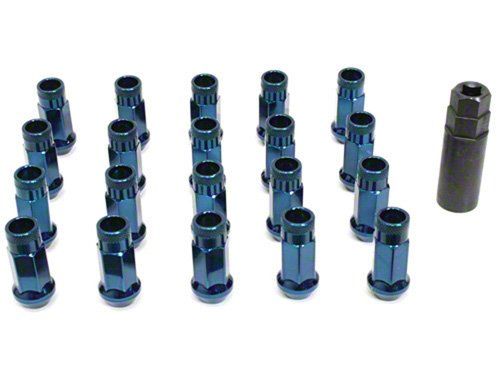 MonsterLug 19mm Hex Blue Lug Nuts 20 Pack M14 x 1.5: K Series Parts