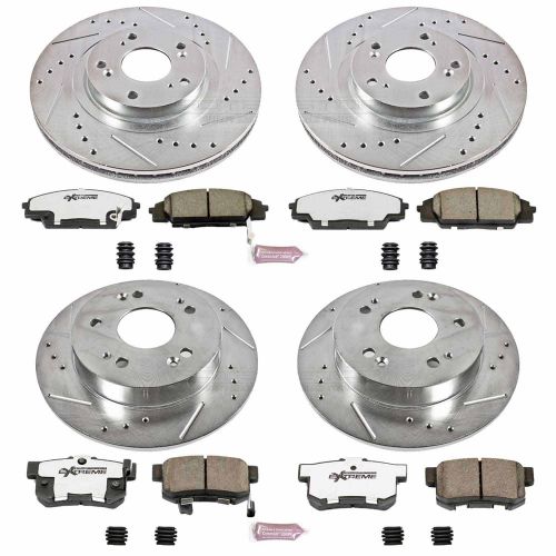 Power Stop 06-11 Civic Si Z26 Street Warrior Front and Rear Brake Kit