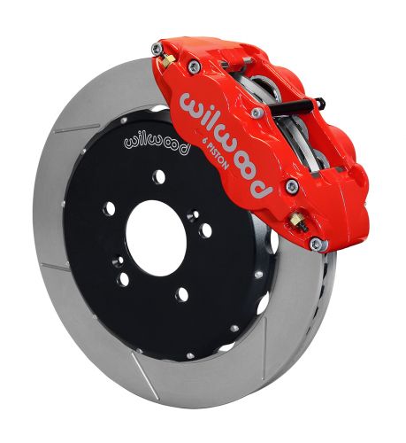 Wilwood 00-09 S2000 Red Narrow Superlite 6R Slotted Rotors Front Brake ...