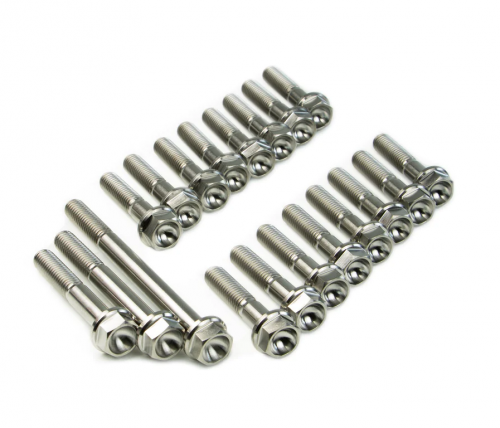 SpeedFactory Racing B-Series FWD Raw Titanium Transmission Case Bolt ...