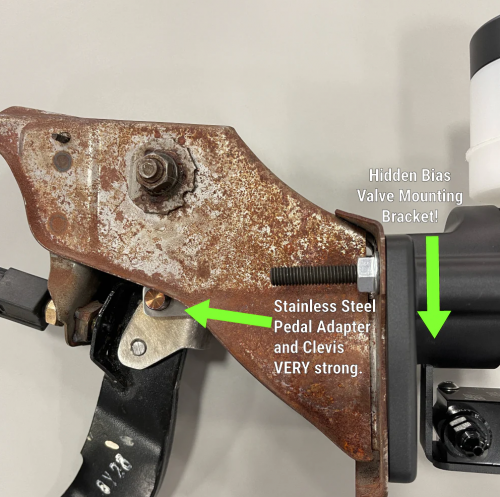 Chase Bays Honda Dual Piston Brake Booster Delete with Bolt-On 6:1 Pedal  Ratio: K Series Parts