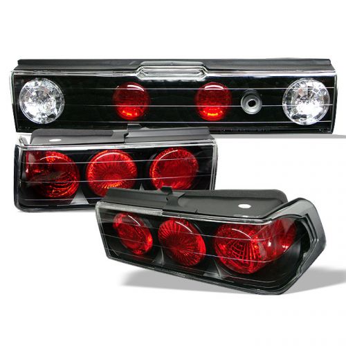 Spyder 88-91 CRX Euro Style Tail Lights Black