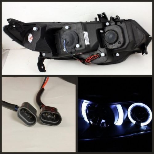 Spyder 06-10 Civic Coupe Black Projector Headlights