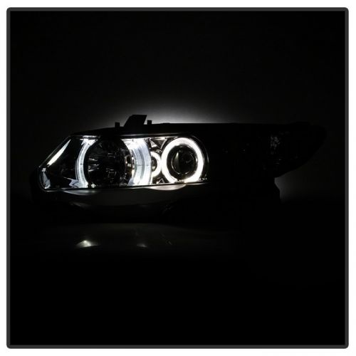 Spyder 06-08 Civic Coupe Chrome Projector Headlights: K Series Parts