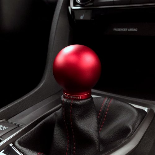 red gear shift knob