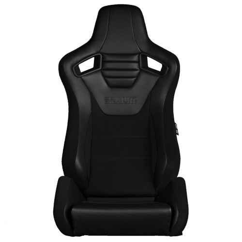 Braum Elite-S Black Leatherette Racing Seats: K Series Parts