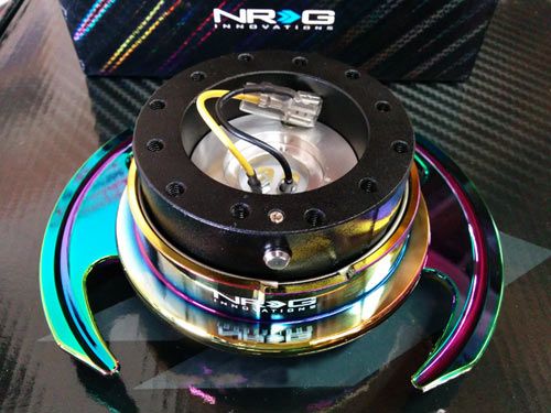 NRG Black Body and Neochrome Ring 3.0 Quick Release: K Series Parts