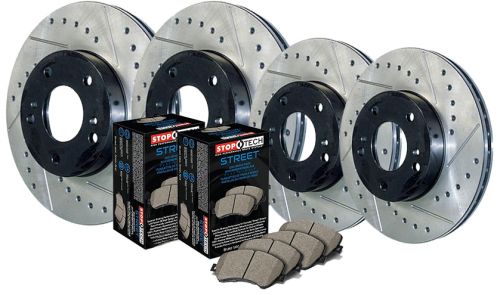 StopTech 97-01 Prelude Street Drilled/Slotted Complete Brake Kit: K ...