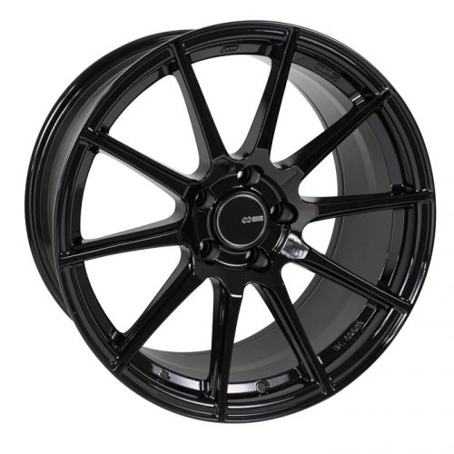 Enkei TS10 Black Wheel: 17x8 5x114.3 35mm Offset 72.6mm Bore: K Series ...